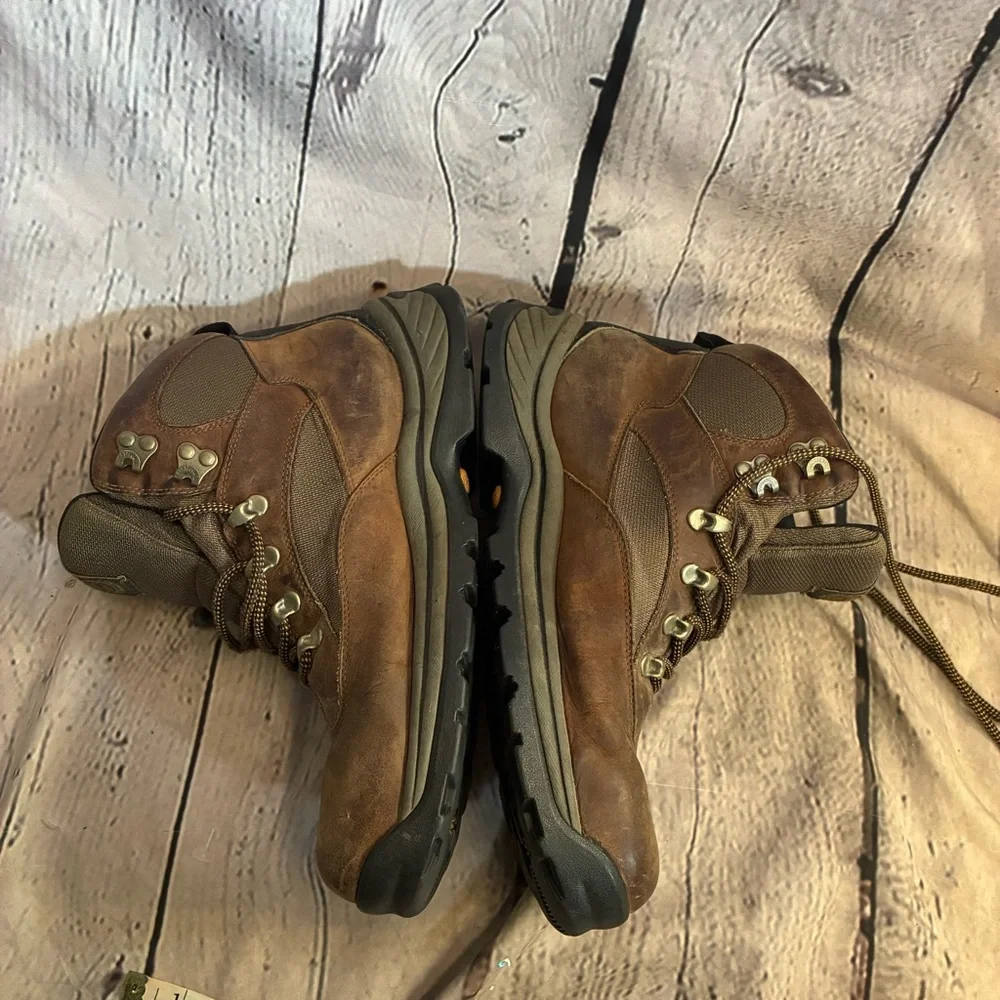 TIMBERLAND Chocorua 15130 Waterproof Hiking Boots Mens Size 9.5W A1959 Shoes GUC